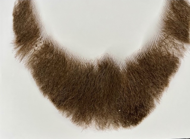PARTY DISCOUNT KOR Echthaar Bart Standard, Braun – Echter Haarbart Für Kostüme & Verkleidung